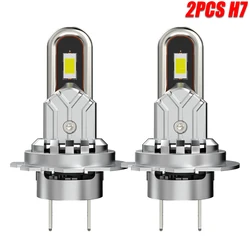 Super Bright H7 LED Headlight Bulb - CANBUS, Turbo, Wireless, Mini, 800,000LM, 6000K White, 12V, Plug & Play (Car Headlight)