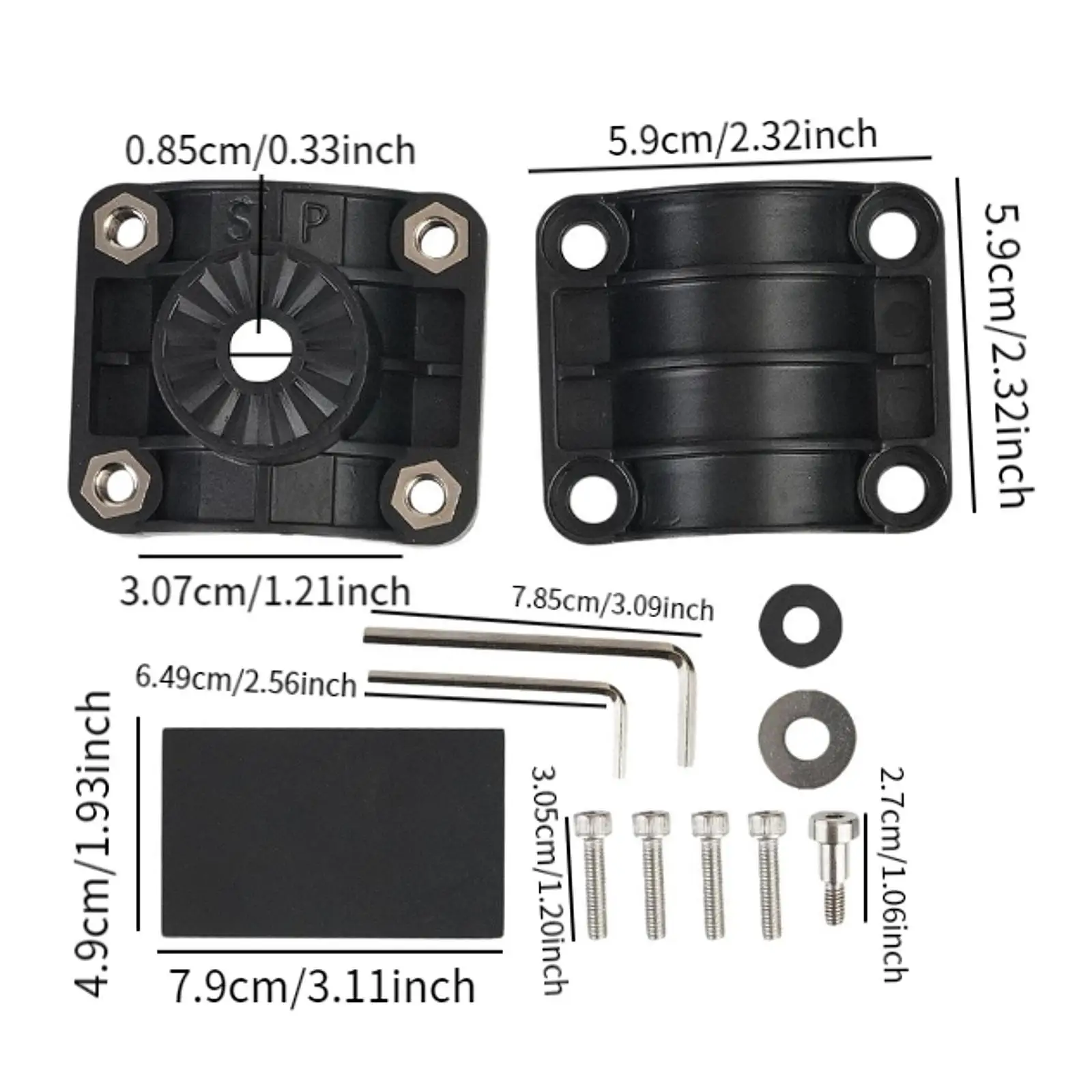 0 Degree Livescope Pole Mount 010-12676-15 Easy to Install Professional Spare