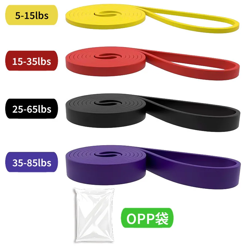 Enhanced Fitness Resistance Bands Set for Strength Training and Stretch Workouts