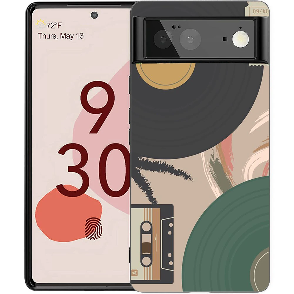 Retro Cassette Tape Style Shockproof Silicone Phone Case Cover