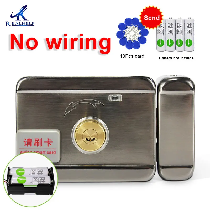 Swipe Cards Door Locks System Metal Door Access Control System Card