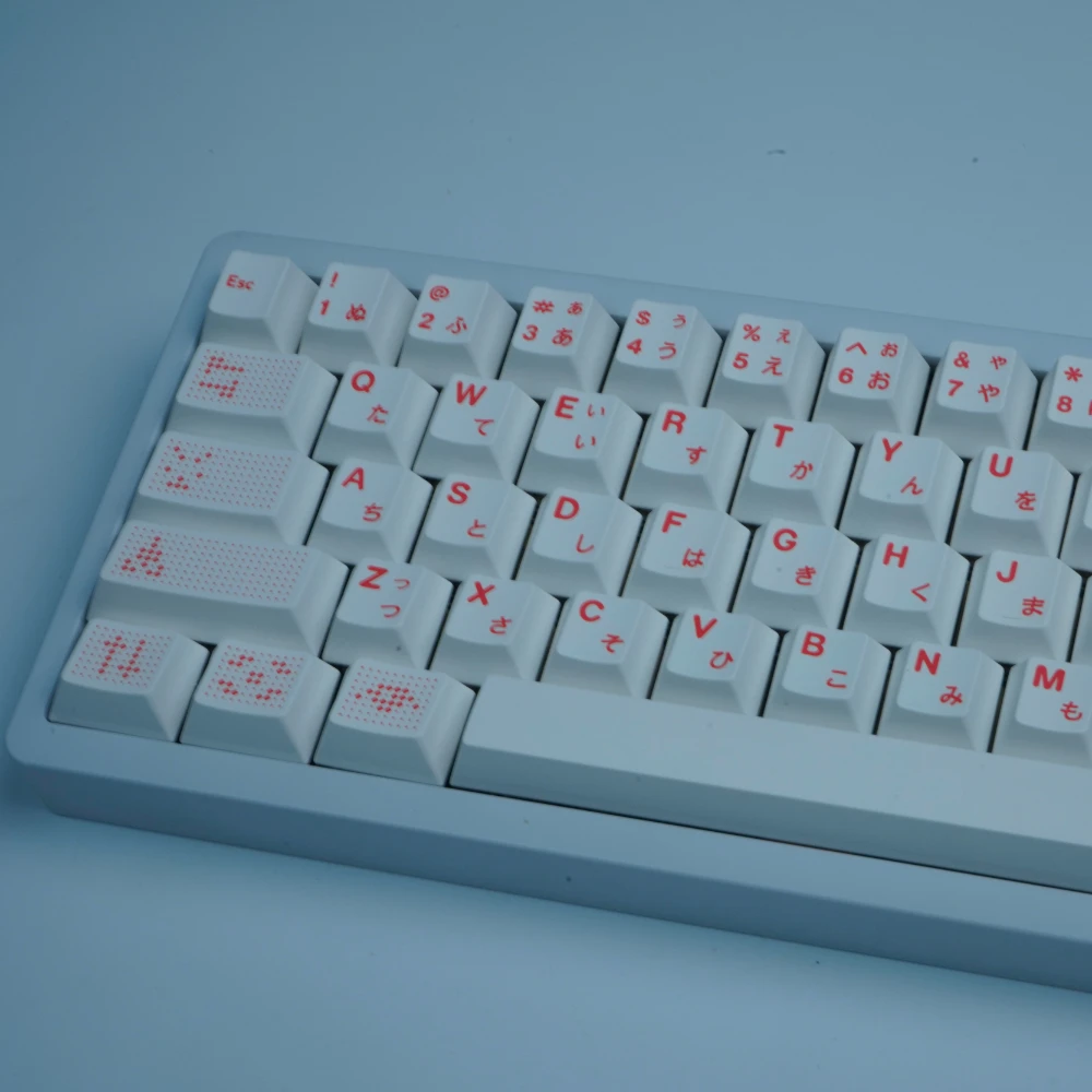 Echome-ai Tema Keycap Grupo Pbt Custom Japonês Keyboard Cap Cherry Perfil Key Cap para Teclado Mecânico Rainy75 Acessórios - Imagem 2