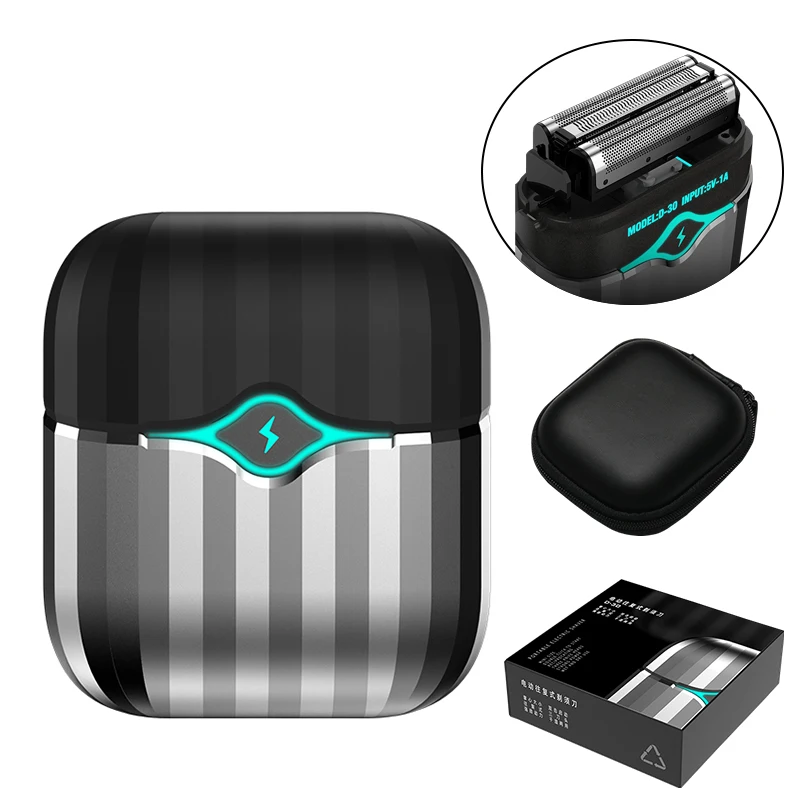 T6 미니 전기 면도기, 고속 충전 면도기, 3D 플로팅 헤드를 갖춘 남성용 충전식 면도기 11 남성용 AI 지능형 왕복 면도기, 전문 휴대용 여행 전기 면도기, 미니 트윈 수염 칼 트리머, 최신