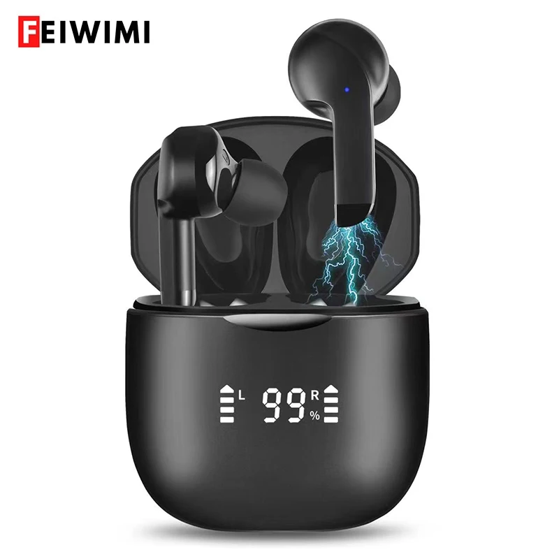 True Stereo Super Bass Wireless Earphones 5.2 TWS Bluetooth Headphones In-Ear Earbuds Binaural Call Headset For iPhone Xiaomi |