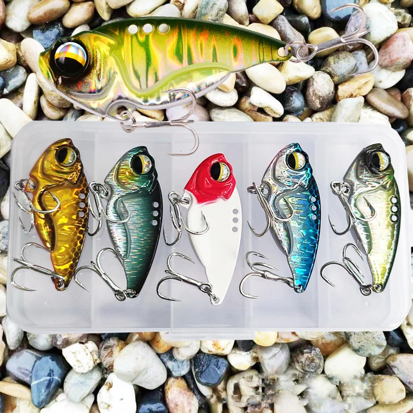 Leurre Vibrant Major Fish VIB 7 Cm – Lipless Crankbait Pour Perche, Brochet, Truite, Poids 10 G