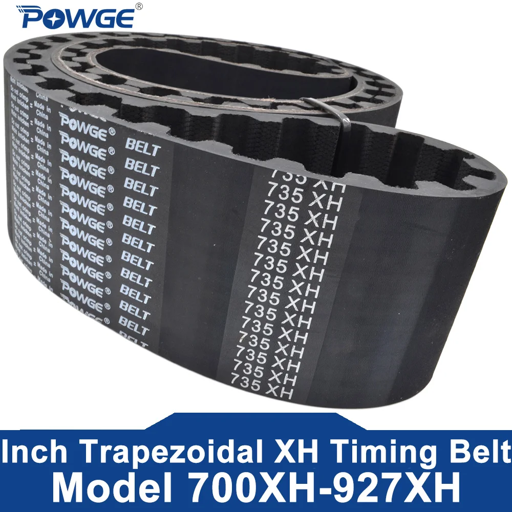 POWGE XH Timing belt Lp= 700 726 735 752 761 770 780 787 800 805 820 840 870 875 890 900 910 927 Width 38-125mm Rubber