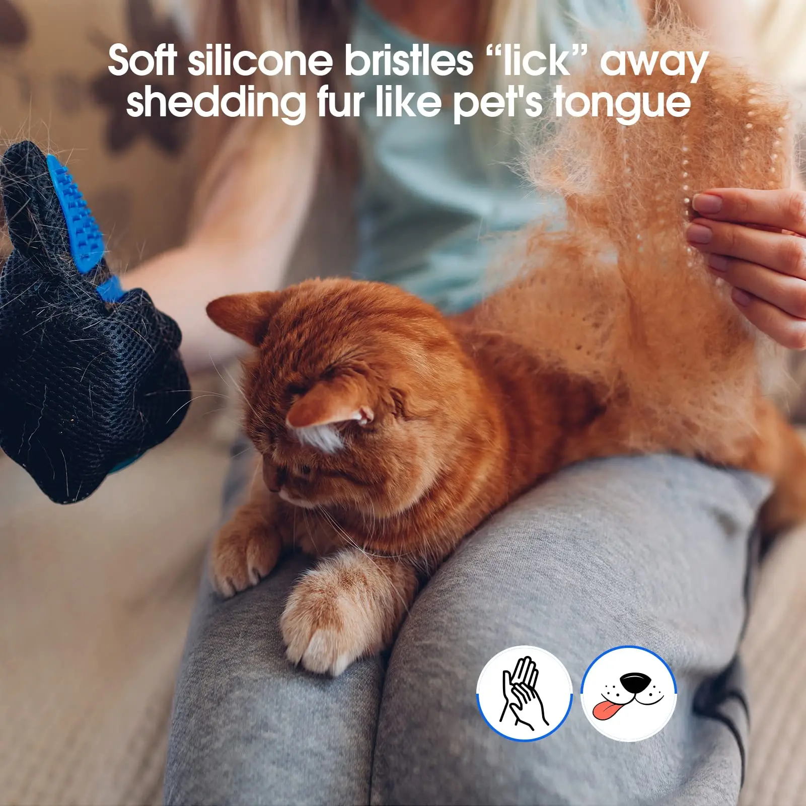 Silicone Cat Gloves Hair Remover