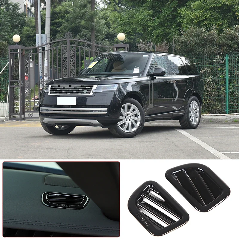 Per Range Rover Sport/Vogue 2023 + Abs Nero Car Styling Car Dashboard Air Outlet Frame Cover Sticker Accessori Interni Per Auto