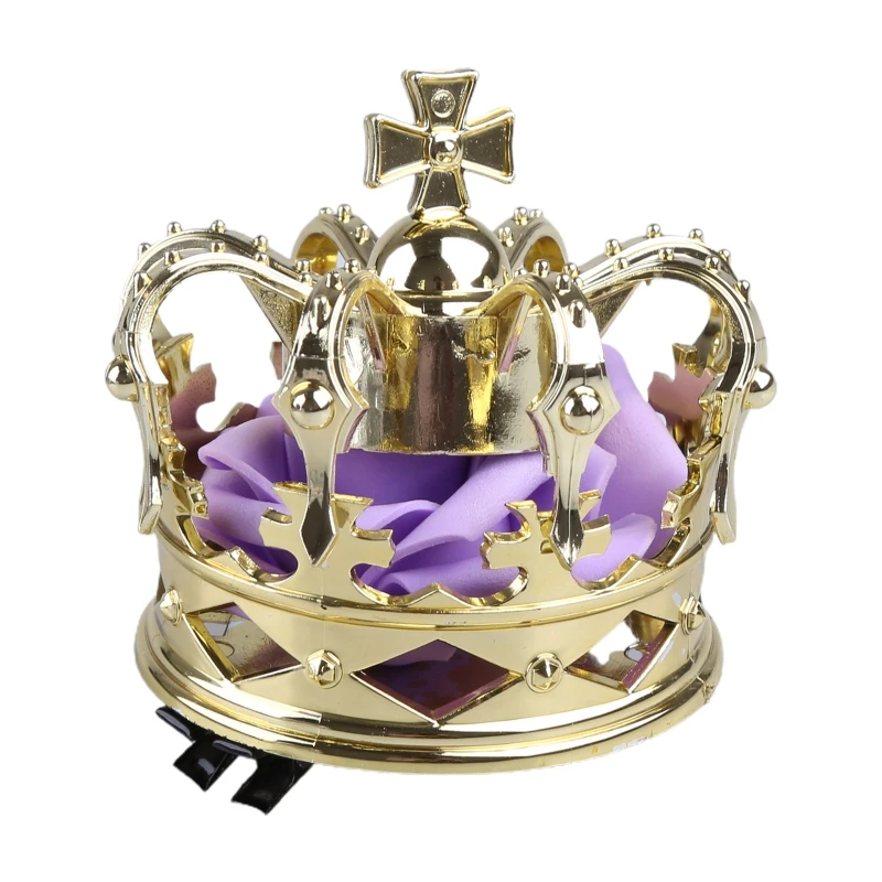 Japanese Lolita Princess 3D Tiara Crown Luxuries Artificial Rose