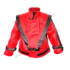 Michael Joseph Jackson Leather Red Thrilling Jacket, Suitable for 5-12 Year Boys Girls Kids ,Halloween Birthday Gift, 1