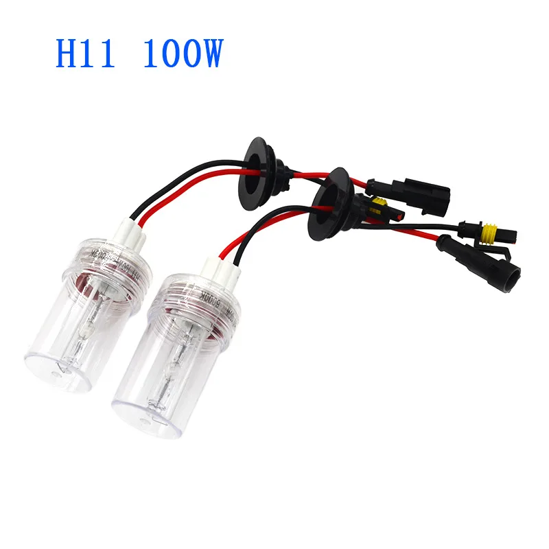 Ceramic 100W H1 H3 H7 h8 h9 H11 9005 9006 D2H 8500LM 4300K 6000K 8000K 12v AC Cars Heavy Duty HID Headlights Harness