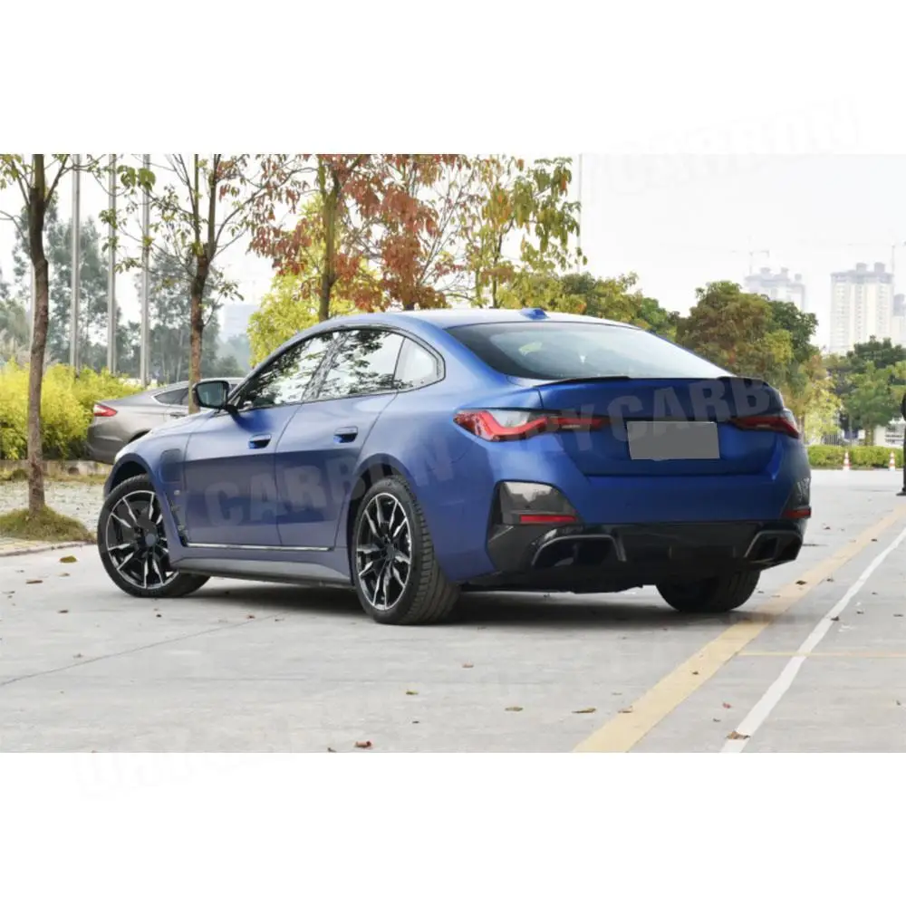 Dry Carbon Fiber Material Rear Bumper Lip Diffuser For BMW 4 Series I4 ...