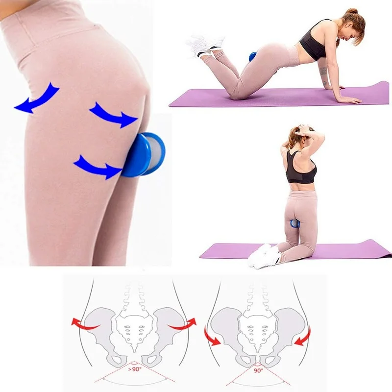 Pelvic Floor Exerciser Hip Trainer Pelvic Floor Exerciser Control Device Correction Buttocks Equipment Fitness Bodybuilding Sexy Bladder exercise