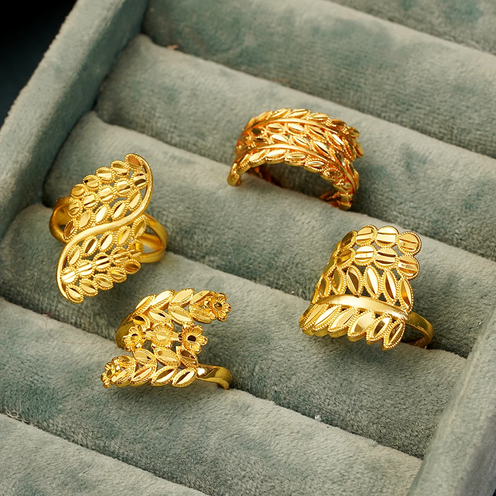 Gold Leaf Ring Gold Finger Ring Latest Design Getti Modiram Online