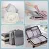 Breathable Mesh Travel Essentials, Packaging Cube, Hand Luggage Organizer, Compression Packaging, Lightweight, 8Pcs Set, 0280A 3