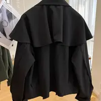 Mode coréenne manteau décontracté Capes veste femmes Dongdaemun 2025 manteaux courts femme vestes lourdes tendance hiver Cardigan hauts nouveau 5