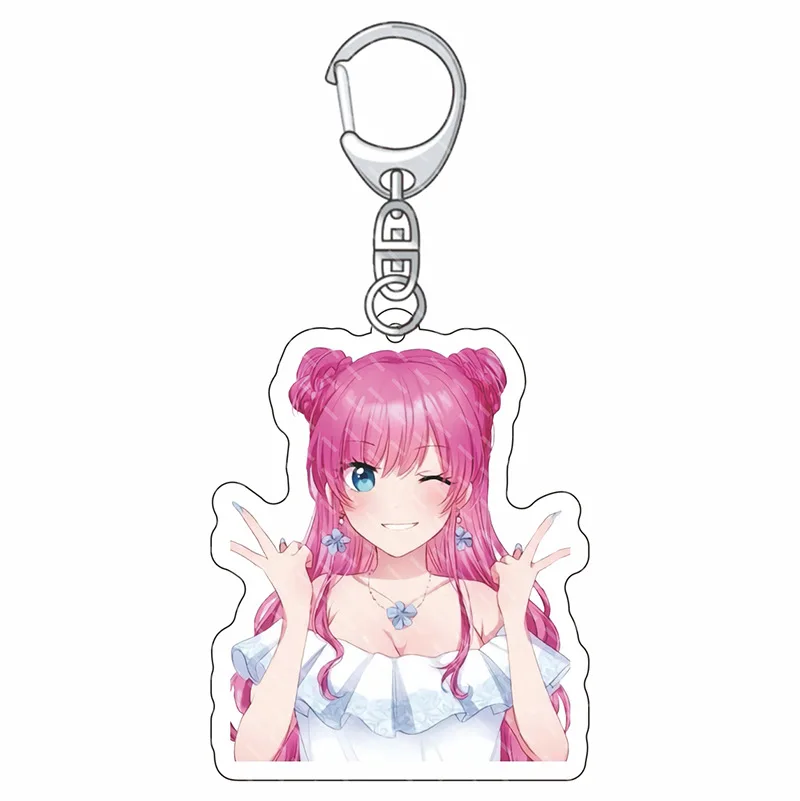  Fuufu Ijou, Koibito Miman Acrylic Keychain，Anime Keys Bag  Pendant, Fashionable Hand Ornaments Gift for Teenagers and Students : Tools  & Home Improvement