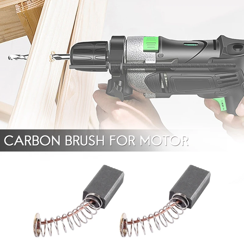 Carbon Brush Replacement 8 Pcs 5 x 8 x 14mm for Electric Angle Grinder