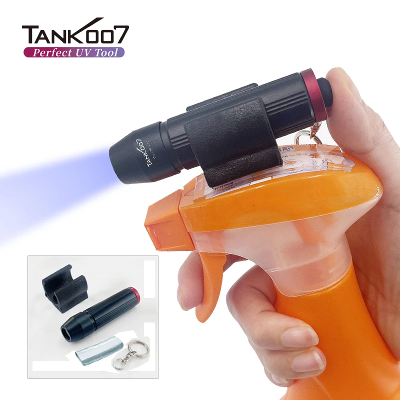 

УФ-фонарик Tank007 нм, фонарь с УФ-лампой UV330Pro для обнаружения пятен мочи домашних животных, отеля, дома, уборки