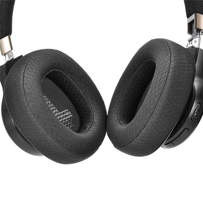 YAYINCC Atmungsaktive Ohrpolster im Fußball-Mesh-Stil, geeignet für JBL E65 E65BTNC / Duet NC/Live 650BTNC Live 660 BTNC Kopfhörer