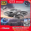 2026 NEW GT3 Drone 8K HD Camera FPV Quadcopter with Screen Remote Control 5G WIFI Aerial Photography Brushless Motor RC Dron Toy