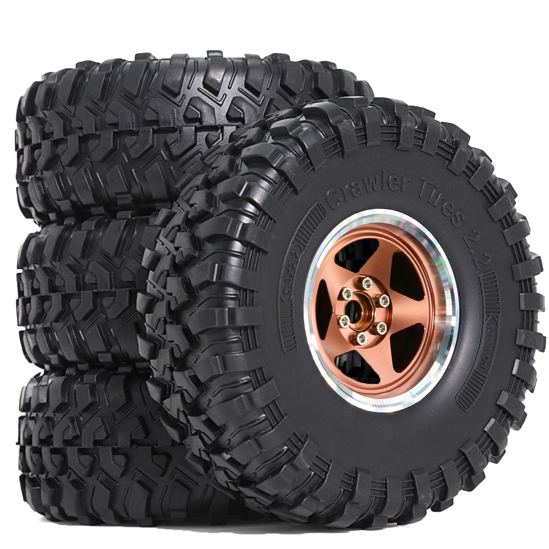 Mâm xe nhựa RC Beadlock 1.9 inch dành cho xe RC Crawler 1/10 Axial SCX10 Traxxas