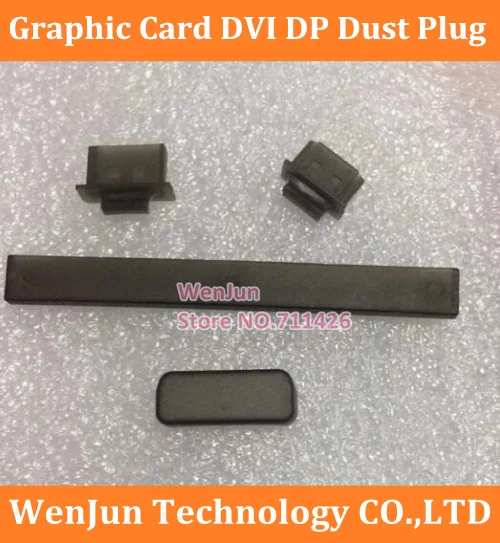 Placa-mãe Placa Gráfica Dvi dp Pci-e Interface Dust Plug Dust Cover Anti-oxidação para Placa de Vídeo Goldfinger