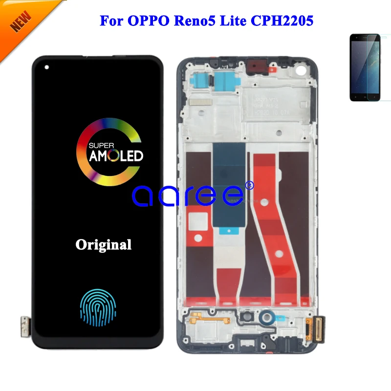 

LCD Screen Original For Oppo Reno 5 Lite LCD For Oppo Reno 5 Lite LCD Screen Touch Digitizer Assembly