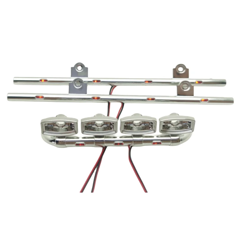 1 set LED Side Lamp Front Dome Light Bar for 1/14 TAMIYA Scania 770s 56368 RC Cars Accessories 3