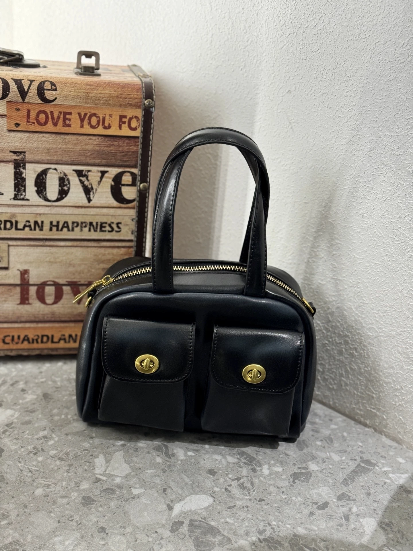 NEW Vintage Spicy Girl Style Multi-Pocket Underarm Women's Bag Niche Design Single Shoulder Motorcycle Soft Leather Handbag