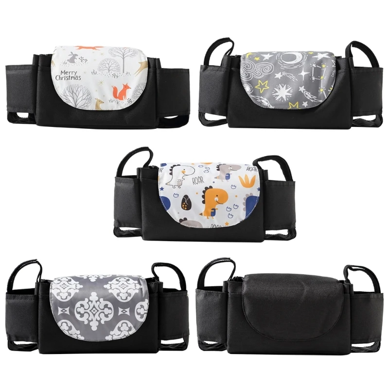 

Diaper Nappy Storage Bag Stroller Baby Stroller Accessories Cup Holder Trolley Outdoor Nursing Dropship