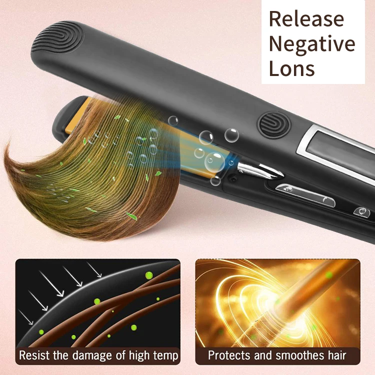 Professional Straightener Hair Salon Styling Curling Iron Flat Iron 480? Negative Ion Anti-scalding Hair Care