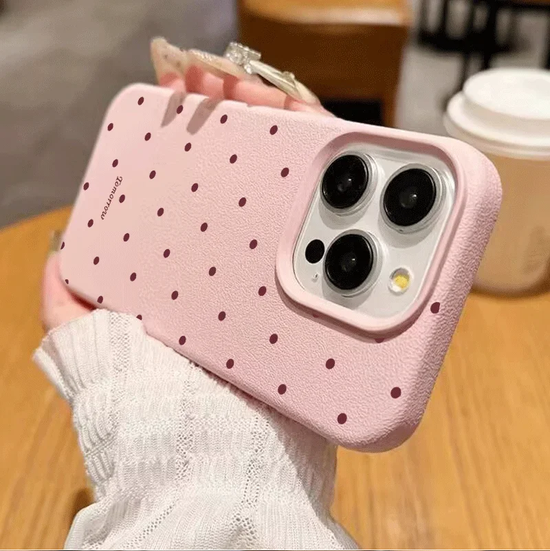Minimalist Dot Style Protective Case - Cute and Durable Finish