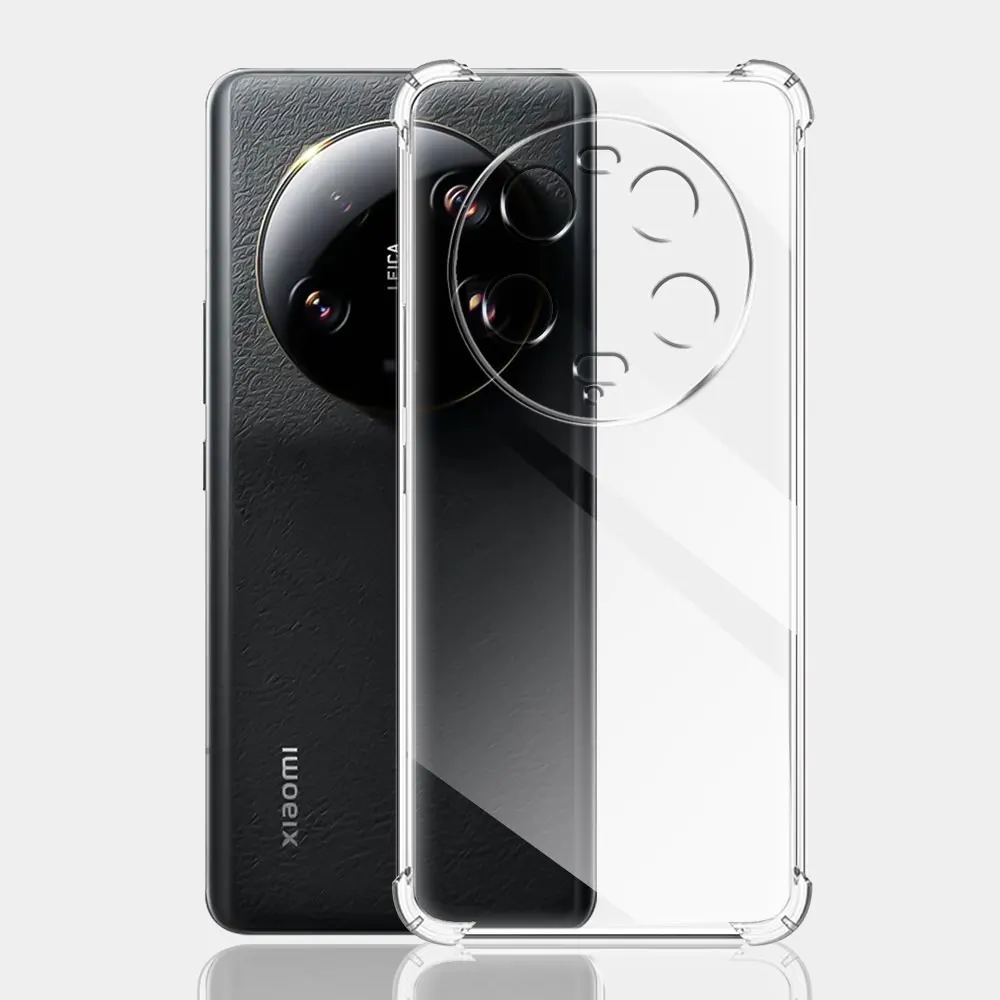 Clear Shockproof Silicone Soft Case Cover - Transparent Protective Shell