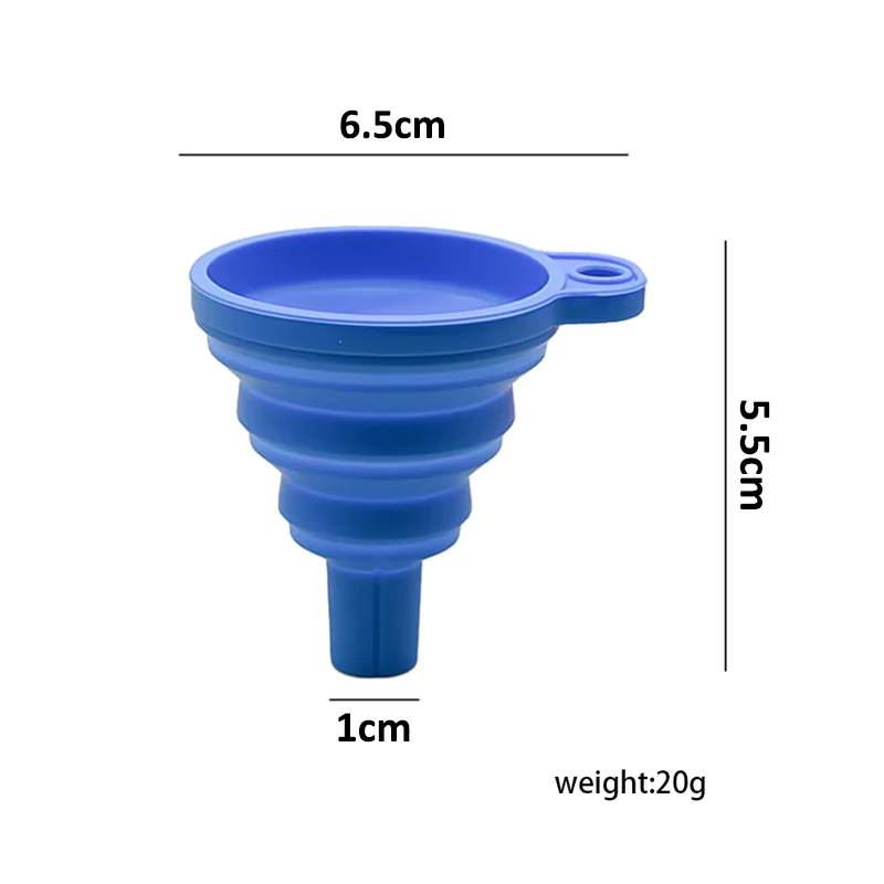 Engine Funnel Car Universal Silicone for Liquid Funnel Washer Fluid Change Foldable Portable