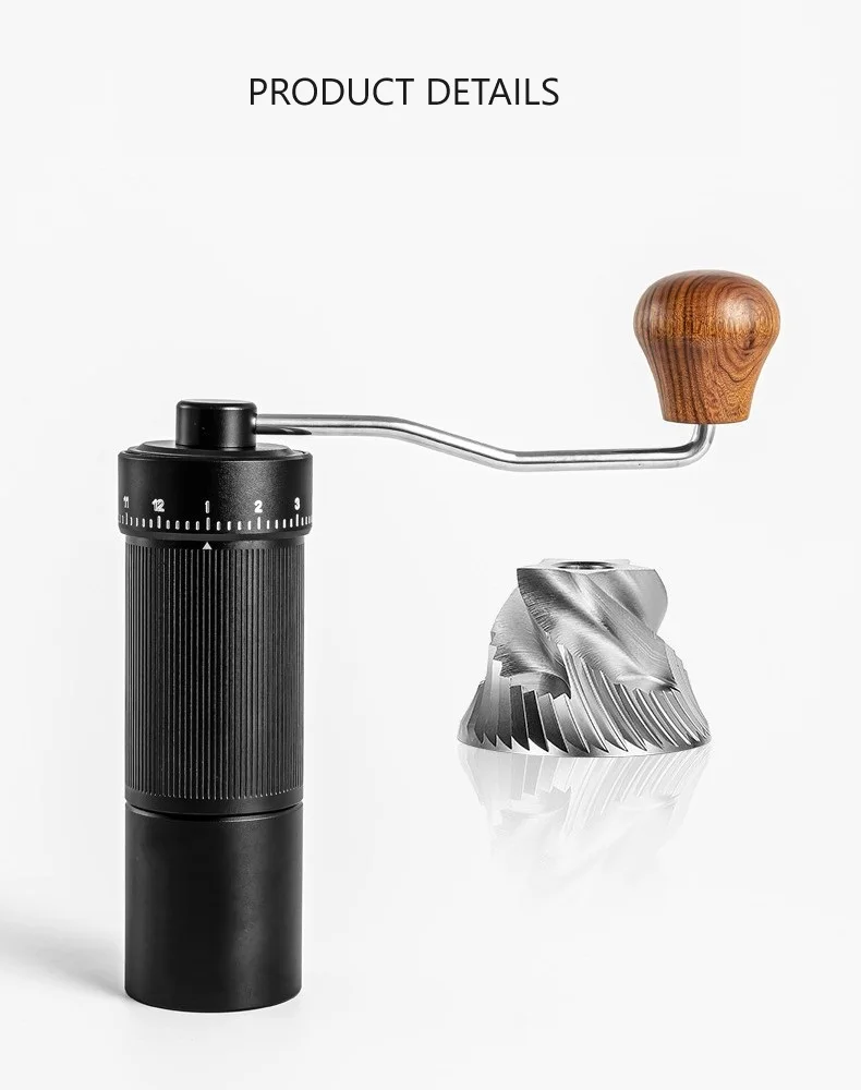 S37010e8f74994f1498a2e9cc4830f529q Manual Coffee Grinder CNC Stainless Steel Espresso Hand Bar Accessories Tool Grain Grinders High Quality Portable Coffee Maker