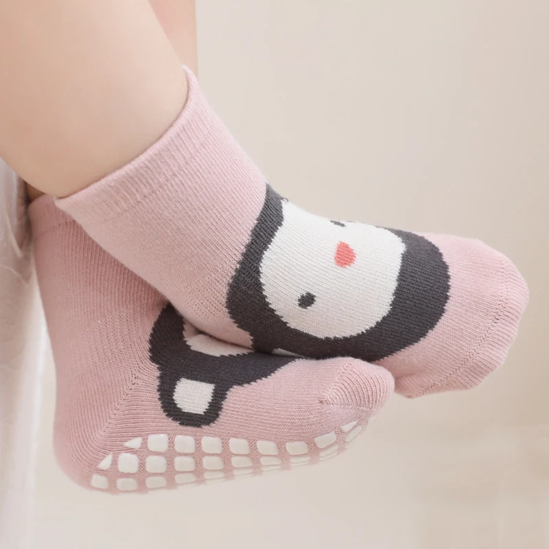 

New Children's Sock Cotton Toddlers Anti-slip Socks Cartoon Animal Baby Floor Socks Boys Girls Socken Kids Accessories
