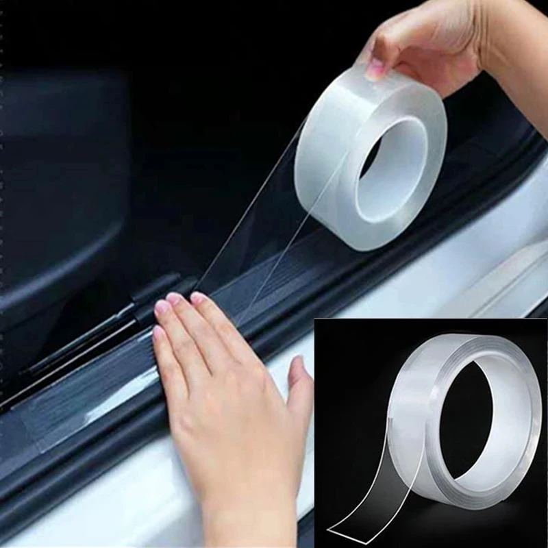 Description Picture 3 of itemUniversal Car Anti-collision Strip Nano Tape Scratchproof Car Threshold Transparent Film Door Edge Rim Protective Car Stickers