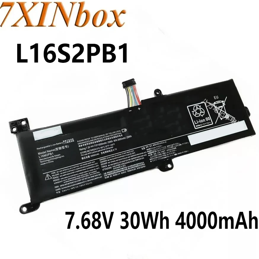 

7xinbox L16S2PB1 L16S2PB2 L16C2PB1 L16C2PB2 7,68 V 30Wh 4000mAh батареи для ноутбука Lenovo 320-15ABR/15ISK