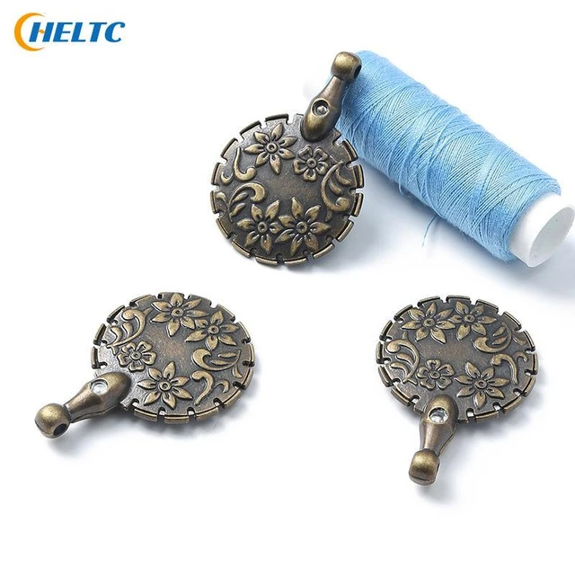 Cross Stitch Bronze Thread Cutter Pendant Yarn Cutter Pendant Round Shape  Cutter Retro Thread Breaker Slice for DIY Sewing Tools - AliExpress