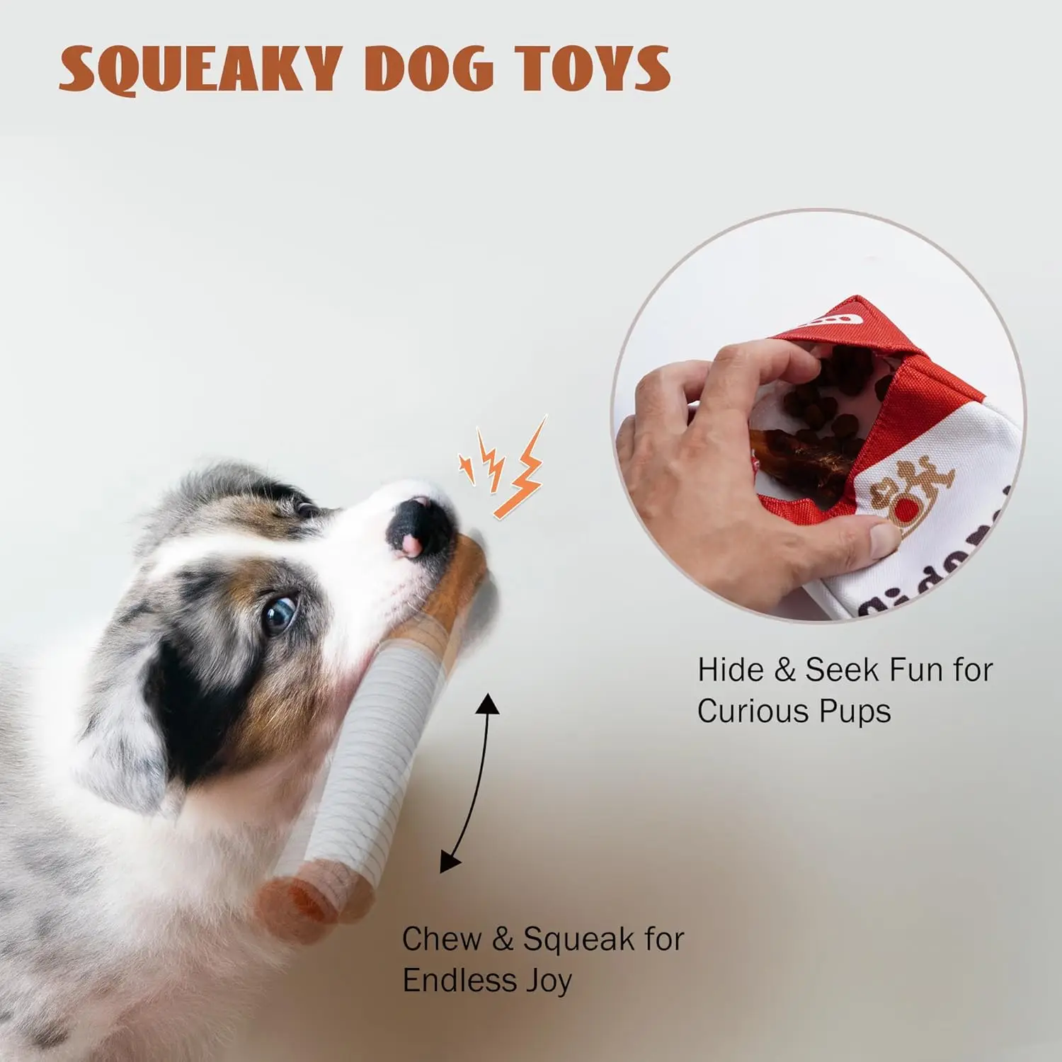 Fun Interactive Dog Toy Cigarette Teething Resistant Toy Pet Dog Plush Chew Toy with Squeak Dog Cigarette Box Toy Pet Gift 4