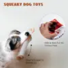 Fun Interactive Dog Toy Cigarette Teething Resistant Toy Pet Dog Plush Chew Toy with Squeak Dog Cigarette Box Toy Pet Gift 4