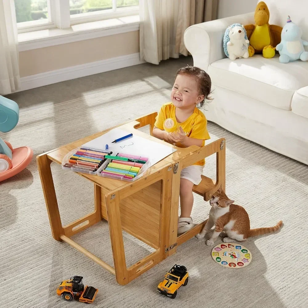 4-in-1 Toddler Standing Tower 4