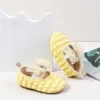Spring & Autumn Baby Girl Princess Shoes Butterfly Bowknot Four colors Solid Fashion Design Newborn Toddler Shoes First walkers 5