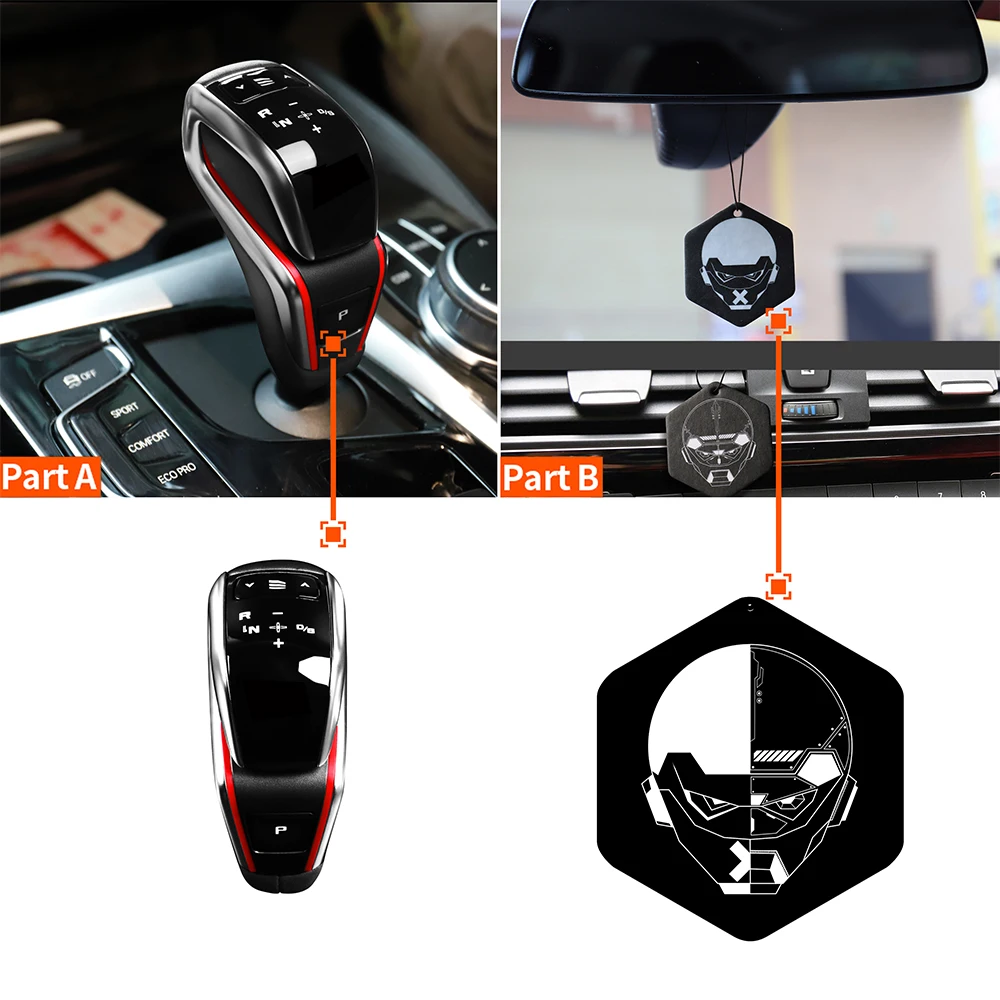 For BMW 7 Series G11 G12 2015- X3 G08 2020- G01 2018- X4 G02 2018- Gear Shift Knob Replacement Styling Accessory G30 G Chassis