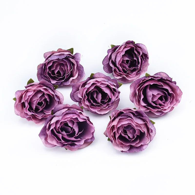 Künstliche Blumen, 10 Stück, mehrfarbige Hochzeitsdekorationen, Seidenrosen, Sammelalbum, Heimdekoration, dekorative Blumengirlande, Pfingstrose, Diy – Detail 19