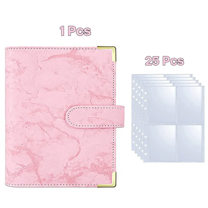25 Stück Seitenfotokarten A5-Binder Kpop Fotoalben Idolkarten Loseblatt Sammelbuchbinder Fotokartenhalter – Detail 21