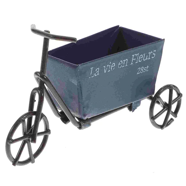 Mini Edények Kocsi Tartó Talicska Ültetvény Vintage Virágcserepek Kaktusz Pot Virág Rusztikus Ültetvényes Doboz Beltér