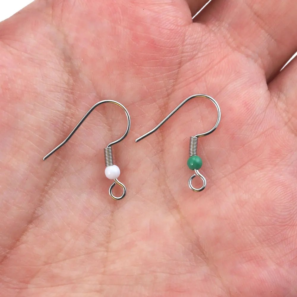 50PCS Mix Farbe Ohrringe Haken Für Schmuck Machen Edelstahl Ohrringe Verschluss Erkenntnisse DIY Ohrringe Machen Haken Zubehör – Detail 3