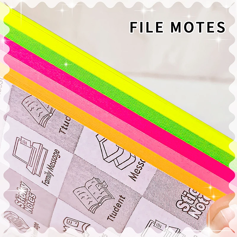 문구류 대형 메모장 플래너 접착 메모 접착 메모 사무용품 스티커 메모 책용 종이 스티커
